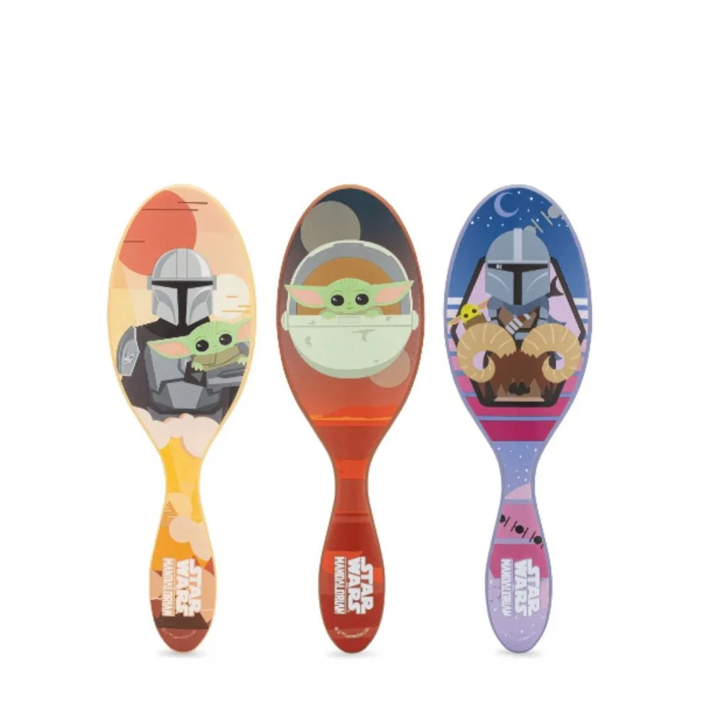 Wet Brush Star Wars The Mandalorian Original Detangler 3-Pack - All Hair Types - Picture 1 of 6